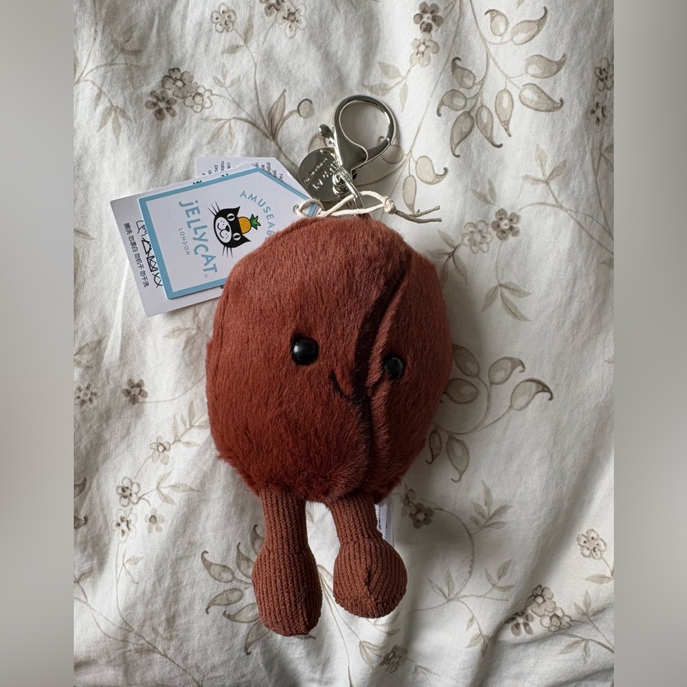 Jellycat Coffee Bean Bag Charm
